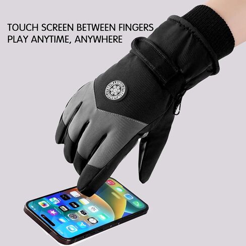 Winter Snow Ski Gloves for Women Men Waterproof for Extreme Cold Weather, Insulated Windproof Gloves for Outdoor Use in Saudi Arabia