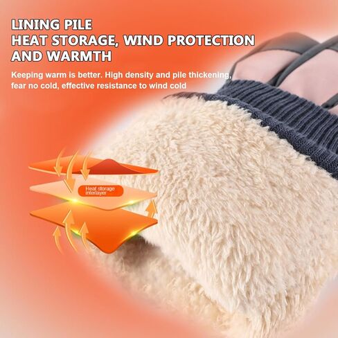 Winter Snow Ski Gloves for Women Men Waterproof for Extreme Cold Weather, Insulated Windproof Gloves for Outdoor Use in Saudi Arabia