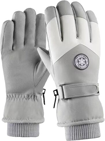 Winter Snow Ski Gloves for Women Men Waterproof for Extreme Cold Weather, Insulated Windproof Gloves for Outdoor Use in Saudi Arabia