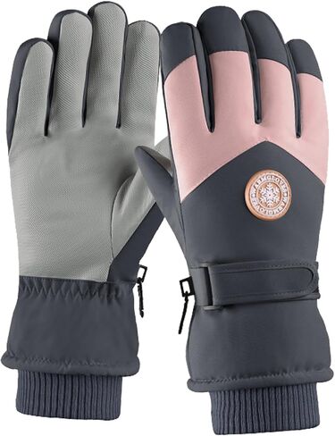 Winter Snow Ski Gloves for Women Men Waterproof for Extreme Cold Weather, Insulated Windproof Gloves for Outdoor Use in Saudi Arabia