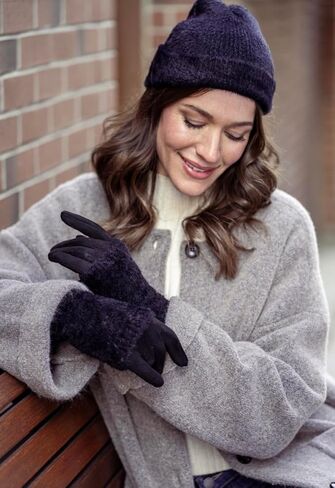 Britt's Knits Bristol 2-in-1 Fingerless Gloves Versatile Gloves for Women Winter Gloves in Saudi Arabia