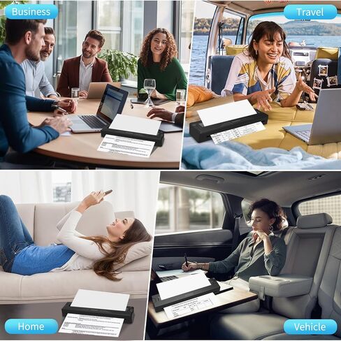 ورقة طابعة حرارية 8.5 × 11 ، أكثر سمكًا ، 200 ورقة من الورق الحراري المطوي لمينزهي ، gutherren ، متوافقة مع طابعة محمولة A40/M08F/C80/A80 in Kuwait