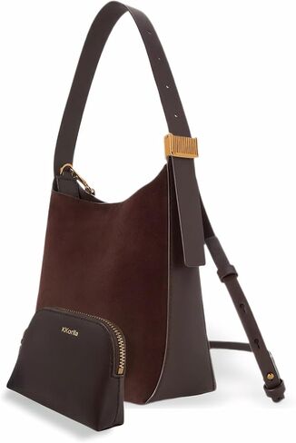 Vintage Tote Bags with Accordion Clasp,Leather Cute Hobo Purses Chic Underarm Shoulder Handbags for Women Girls in Saudi Arabia