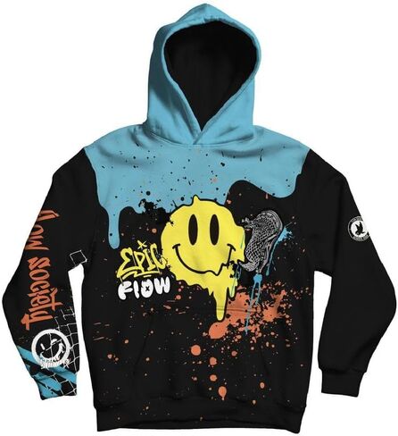 Flow Society Youth Graffiti Lacrosse Hoodie - Sweatshirt in Saudi Arabia
