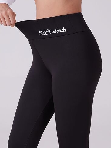 Women's High Waisted Stretch Soft Yoga Pants, Warm Winter Pants for Lounge & Workout in Saudi Arabia