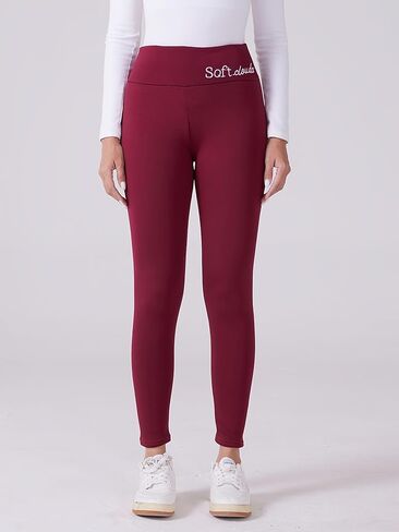 Women's High Waisted Stretch Soft Yoga Pants, Warm Winter Pants for Lounge & Workout in Saudi Arabia
