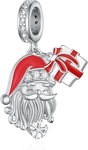 Christmas Gifts Christmas Charms 925 Sterling Silver Santa Clau Charm Jewelry Gifts for Women in Saudi Arabia