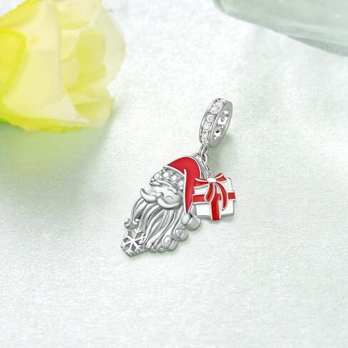 Christmas Gifts Christmas Charms 925 Sterling Silver Santa Clau Charm Jewelry Gifts for Women in Saudi Arabia