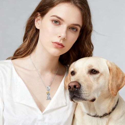 Labrador Retriever Dog Dangle Charm Cute Animal Gold Butterfly Bead Compatible with Pandora Bracelets Women in Saudi Arabia