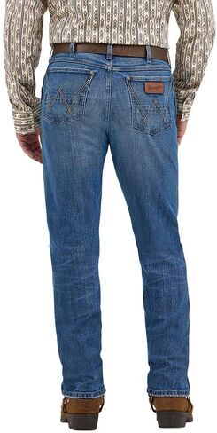 Wrangler Western Men's Retro Slim Straight 34x30 in Saudi Arabia