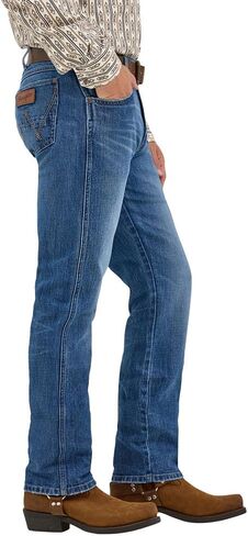 Wrangler Western Men's Retro Slim Straight 34x30 in Saudi Arabia