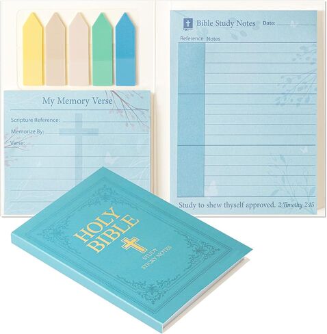 L1 -Rabe Easter Holy Bible Study Notes ، Blue Pink Sunday School Cross Christian Bible Notes ، 400 SHOETS HOLES TARDER ASSION STREANGE NOURNIS in Kuwait