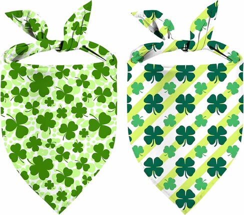 Heart Dog Bandanas, 2 Pack Mother's Day Triangle Dog Bandanas, Reversible Love and Heart Pet Scarf, Premium Durable Fabric, Boys and Girls, Holiday Bandana for Large and Extra Large Dogs in Saudi Arabia