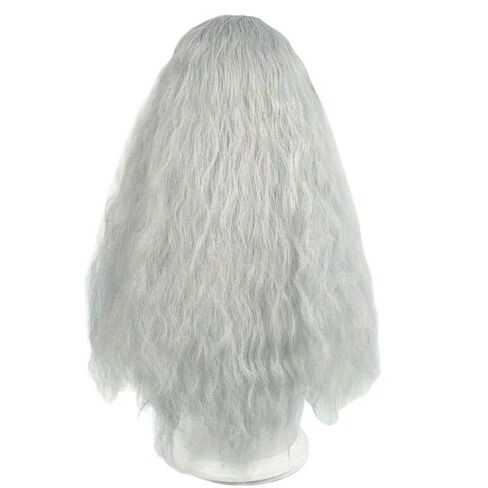 Women Long Wavy Gray Wig Synthetic Hair with Bangs for Griffith Cosplay Halloween in Saudi Arabia