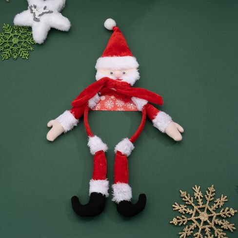 Madison Tyler Christmas Santa Claus Headband for Kids | Cute Soft Accessories for Christmas Party | Holiday Party Favors for Girls and Women in Saudi Arabia