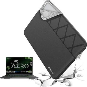 Smatree 14 inch Laptop Sleeve for GIGABYTE U4 UD, GIGABYTE Protective Laptop Case with Accessory Pocket, YKK Zipper, Patented Super Corner Design (E425) in Kuwait