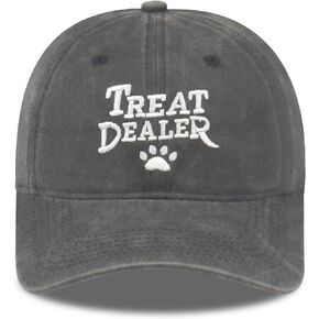Funny Dog Lover Baseball Cap, Embroidered Adjustable Cotton Pet Parent Trucker Hat for Men Women Gifts in Kuwait