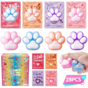 8Pcs Taba Squishy Cat Paw Squeeze Toys, Squishy Fidget Toy, Kawaii Squishies Sensory Toys, Pinch Family Squishy Toys, Cat Paws Mochi Toys,Stress Relief for Party Favors,Novelty Things for Adults Kids in Saudi Arabia