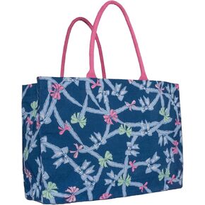 Simply Southern Extra Large Canvas Tote Bag with Handles and Interior Pocket, Multiple Patterns in Kuwait