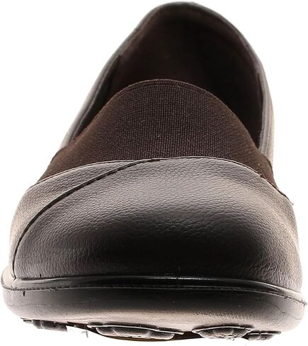 Pierre Dumas Footwear Women's Libby-62 Slip-On Loafers, Cushioned Insoles, 1 Inch Wedge, Brown in Saudi Arabia