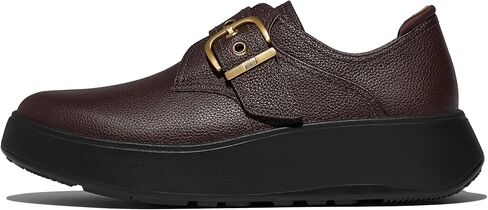 FitFlop Women's F-Mode Stitch Tumbled-Leather Monk Strap Shoes Loafer in Saudi Arabia