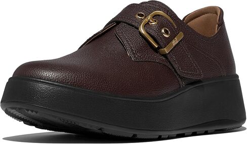 FitFlop Women's F-Mode Stitch Tumbled-Leather Monk Strap Shoes Loafer in Saudi Arabia