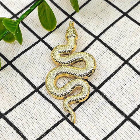 Gold Snake Enamel Pin - Cooperation Series - Enamel Lapel Pin - Plated Badge for Clothing, Bags, and Lanyards in Saudi Arabia