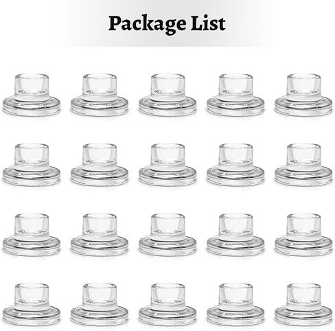 Glass Candle Stick Holder: 20 Pcs Small Clear Taper Candle Holders Bulk for Wedding Short Candle Stick Holder Decor for Table Centerpiece Party Christmas Home in Saudi Arabia