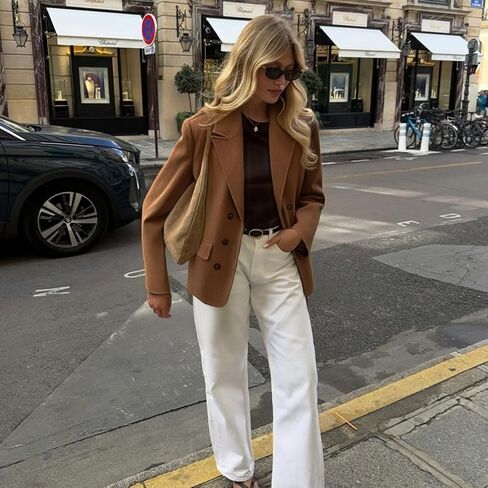 Womens Winter Corduroy Blazers Jackets 2025 Fall Business Casual Suit Jacket Notched Lapel Work Coat Outerwear in Saudi Arabia