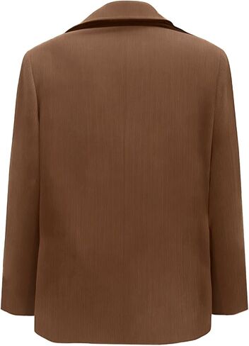 Womens Winter Corduroy Blazers Jackets 2025 Fall Business Casual Suit Jacket Notched Lapel Work Coat Outerwear in Saudi Arabia