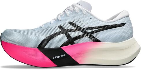 حذاء الجري ASICS للجنسين METASPEED Edge 3، مقاس 12.5، أحمر شروق الشمس/أسود in Saudi Arabia