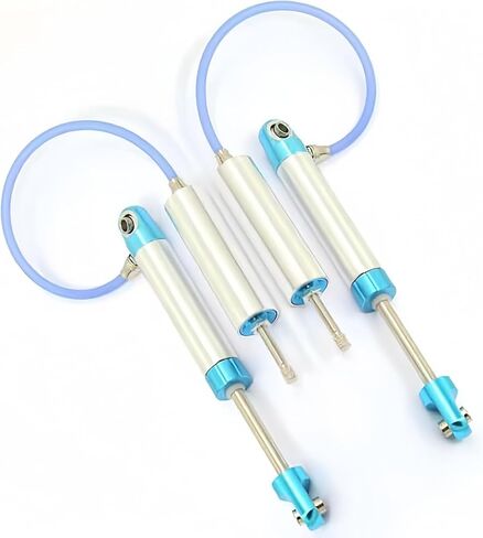 RC Car Shocks,2Pcs Negative Pressure Piggyback Shock Absorber For 1/10 RC Crawler Car Axial SCX10 RR10 Wraith CAPRA TRX4 (100mm) in Kuwait