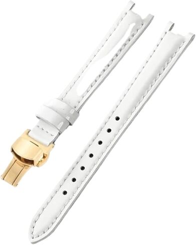 MJMT06 Compatible with Tissot 1853 Genuine Leather Cowhide Waterproof Watchbands Women T094 Flamenco T094210 Concave Interface Accessories 12mm in Saudi Arabia