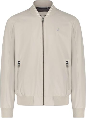 Nautica Men's Bomber Jacket – Windbreaker, Water-Resistant, Waterproof, Golf, Hiking, Boating, Casual Wear in Saudi Arabia