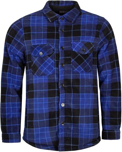 Men's Jax Plaid Shirt Jacket Grey/Black/S in Saudi Arabia