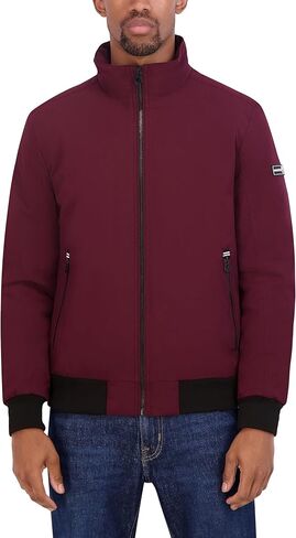 Nautica Men's Bomber Jacket – Windbreaker, Water-Resistant, Waterproof, Golf, Hiking, Boating, Casual Wear in Saudi Arabia