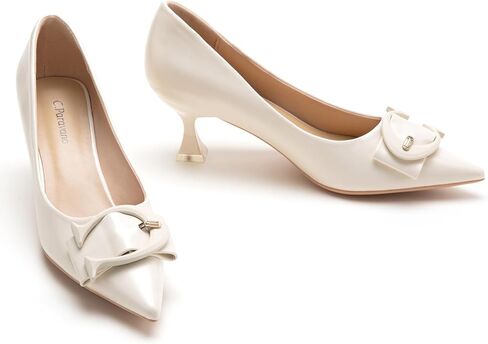 C.Paravano Women's Pumps | Kitten Heels for Women | Pointed Toe Heels for Women | Womens Designer Pumps(Heels Purple,Size 6) in Kuwait