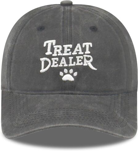 Funny Dog Lover Baseball Cap, Embroidered Adjustable Cotton Pet Parent Trucker Hat for Men Women Gifts in Kuwait