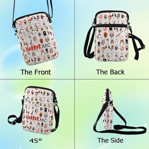 G2TUP Horror Movie & Killer Doll Crossbody Bag Hannibal Fan Gift Horror Movies Character Shoulder Bag in Saudi Arabia