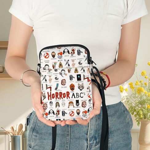 G2TUP Horror Movie & Killer Doll Crossbody Bag Hannibal Fan Gift Horror Movies Character Shoulder Bag in Saudi Arabia