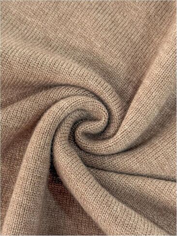 MakeMeChic Women's Ponchos Sweater High Neck Shawl Wrap Knit Pullover Tops in Kuwait