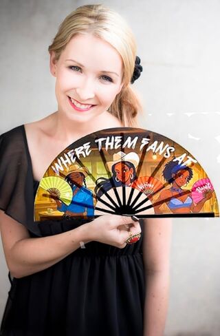 JRPLXIML 13in Line Dance Popping Fans, Where Them Fans At Clack Fan, Western Hand Fan for Dance, Party, Decoration, Festival for Country Dancing in Saudi Arabia