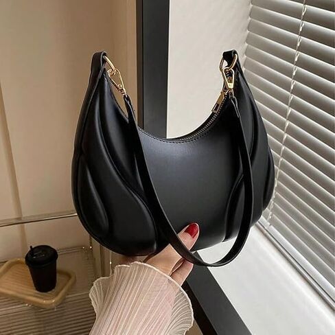 Shoulder Bag for Women,Y2K Tote Bag for Women Handbag Shoulder Shopper Travel Purse with Zipper with Chain Strap in Saudi Arabia