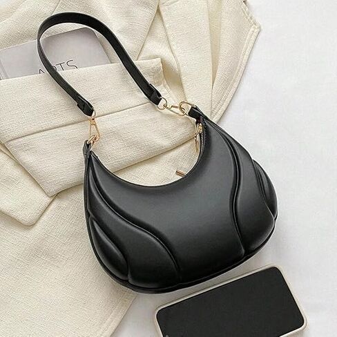 Shoulder Bag for Women,Y2K Tote Bag for Women Handbag Shoulder Shopper Travel Purse with Zipper with Chain Strap in Saudi Arabia