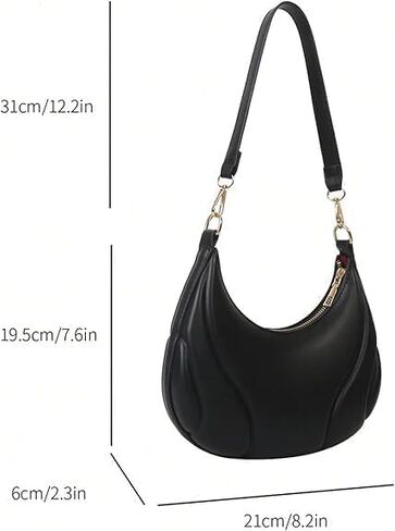 Shoulder Bag for Women,Y2K Tote Bag for Women Handbag Shoulder Shopper Travel Purse with Zipper with Chain Strap in Saudi Arabia