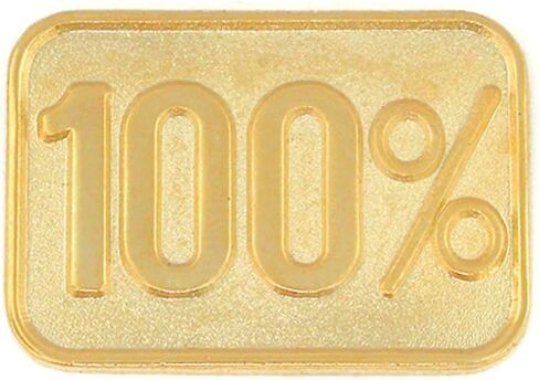 PinMart 100% Gold Corporate Employee Student Recognition Service Lapel Pin in Saudi Arabia