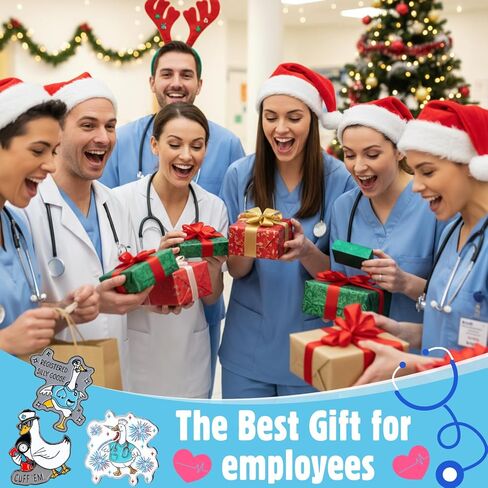 Tondiamo 24 Pcs Funny Nurse Pins Gifts Silly Goose Pins Tiny Nursing Cna Medical Enamel Gifts for Nurses Worker Doctors Office Teacher Coworker Medical Assistant Accessories in Saudi Arabia