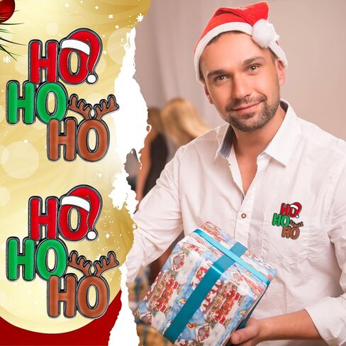 24 حزمة دبابيس عيد الميلاد السائبة Hohoho المينا دبابيس هدايا عيد الميلاد حزب تفضل عيد الميلاد سانتا قبعة الأيائل التلبيب دبابيس للحقائب القبعات الملابس دبابيس اكسسوارات للنساء الرجال الديكور in Saudi Arabia