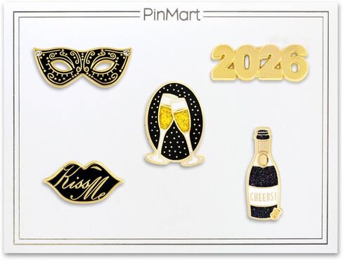 PinMart's 2026 New Year's 5-Pin Set in Saudi Arabia