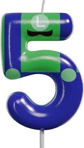 Red and White Number Birthday Candles 0-9, Pixel Style Cake Topper Candles for Kids Birthday, Graduation, Wedding, and Party Supplies (TNT, 8) in Saudi Arabia